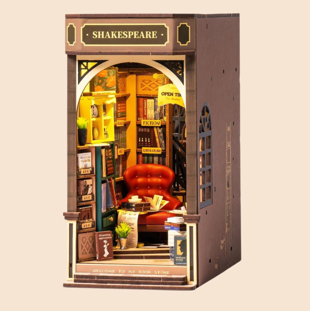 Illuminated Bookstore Book Nook